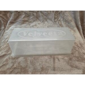 Kraft Velveeta Cheese Storage Container Reusable Plastic Keeper with Lid USA